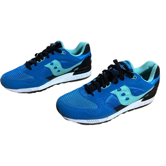 Saucony Shadow 5000 Blue and Black Athletic Shoes Men’s size 10.5 EUC 1X - Picture 4 of 12